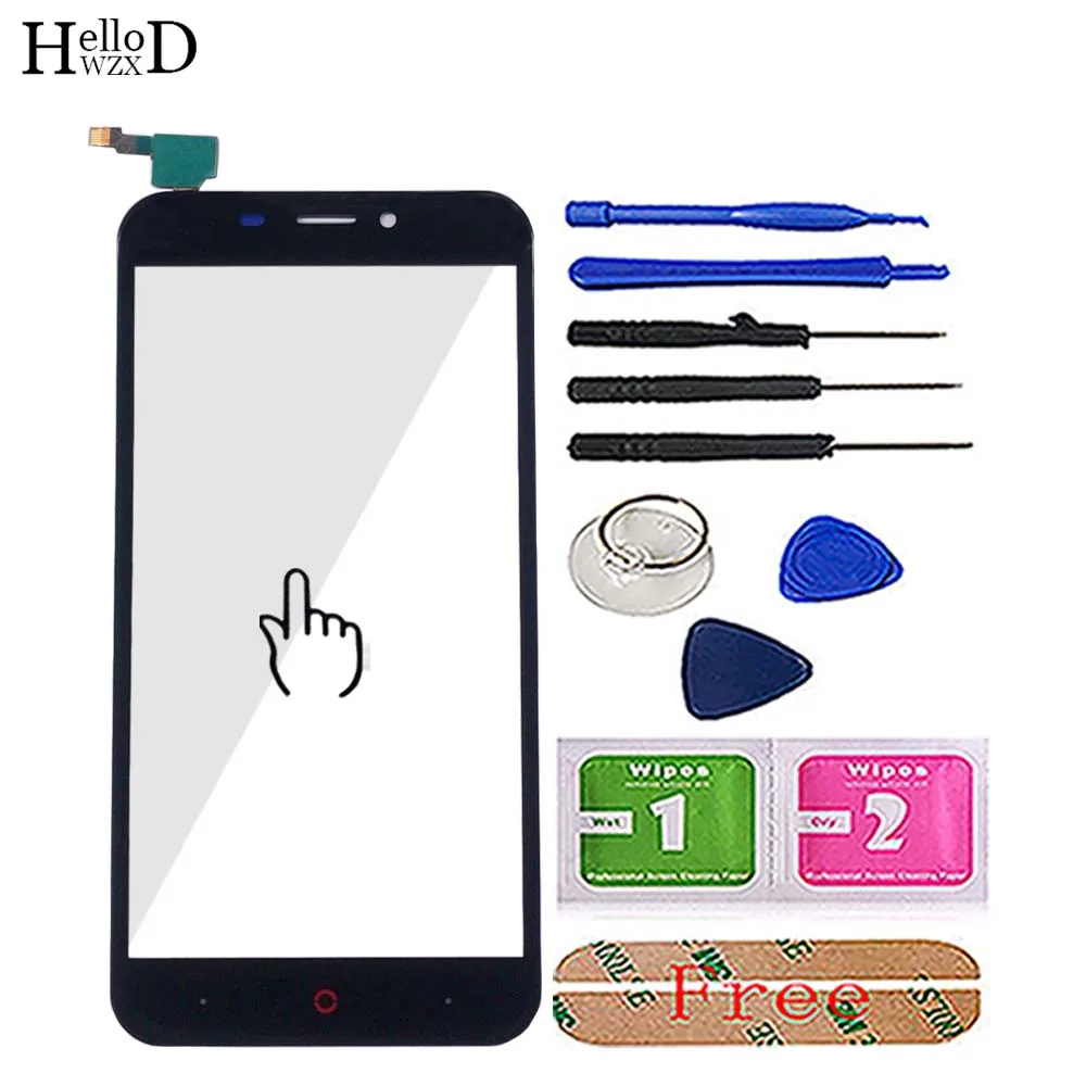 Black With Tools Сенсорный экран для Doopro P2 Сенсорный экран планшета Панель Сенсор спереди Стекло ремонт Запчасти для Doopro P2 сенсорный Экран инструменты 3 м клей - Цвет: Black With Tools