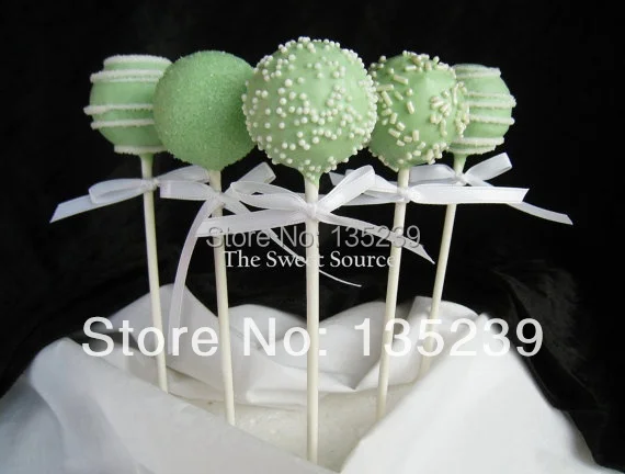 100 шт. палочки для торта с лентой леденцов тортов или 4 х150 мм высококачественные