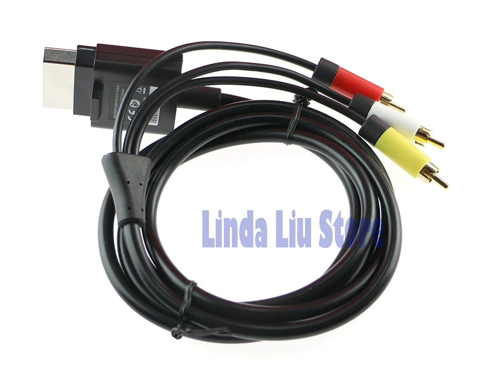 ChengChengDianWan HD TV Композитный Аудио Видео AV кабель для Xbox360 xbox 360 Slim|cord|cord cable |