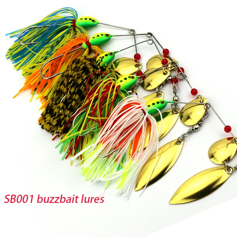 

5pcs 16.3G spinner spoon buzzbaits pike lead head buzzbait fishing lures pike peche fishing baits (SB001) pesca fishing tackles