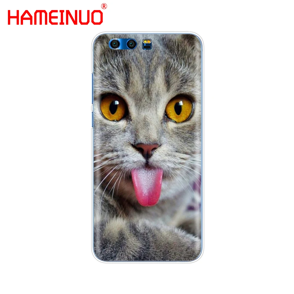 HAMEINUO кошка выглядит на вас чехол для телефона Huawei Honor 10 V10 4A 5A 6A 7A 6C 6X 7X 8 9 LITE|Бамперы|