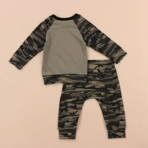 

Newborn Baby Boys Clothes Sets Long Sleeve Top T-shirt Pants Cotton Outfits Cute Clothing Set Baby Boy