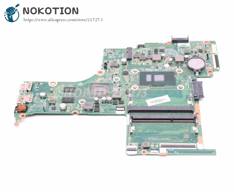 Материнская плата NOKOTION для ноутбука HP Pavilion 15 AB AN AN098NR SR2EZ I7 6500U CPU GT940M 810335 601 001