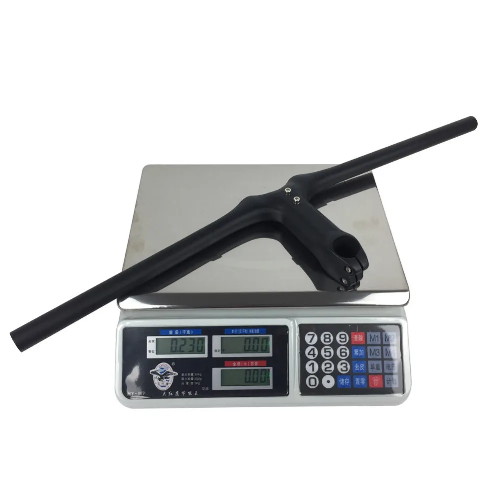 

Carbon MTB Bike Handlebar ultralight bicycle Integrated Handlebar With Computer Table Screw UD Matte Mountain Bike Accessories