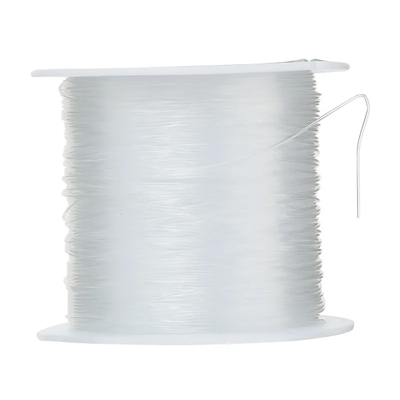 1 рулон прозрачного нейлона 0 5 мм эластичный растягивающийся проволочный Корд с