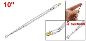 Телескопическая антенна 25,4 см, 10 дюймов, 5 секций