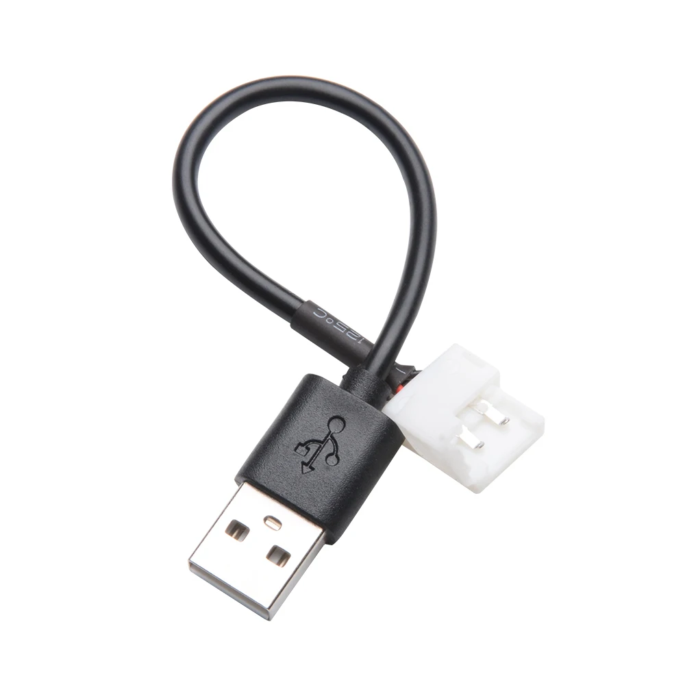 5pcs 2pin USB LED Strip Connector for 8mm 10mm 5050 3528 to 5V Power Connectors |