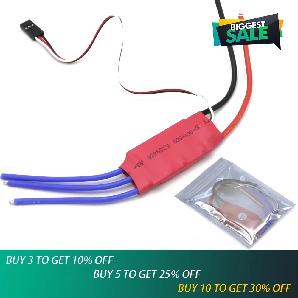 1 шт. Simonk 30A бесщеточный ESC прошивка w / 5V 3A UBEC Quad Multirotor APM2 для FPV F450 Mini Micro quadco|Детали и