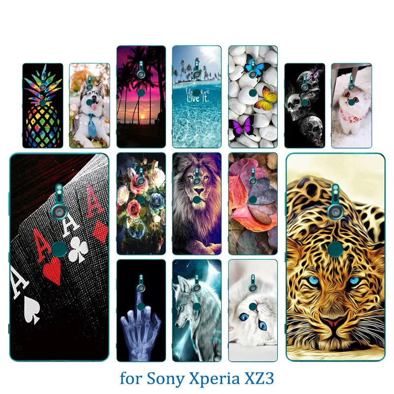 Чехол из ТПУ для Sony Xperia XZ3 Ультратонкий Мягкий силиконовый чехол на заднюю панель