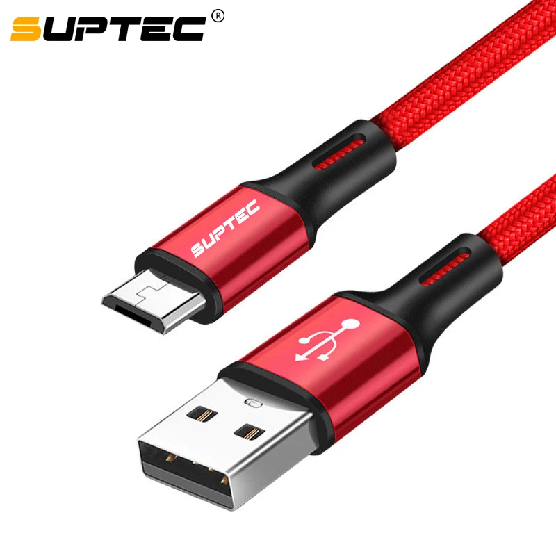 Кабель Micro USB SUPTEC кабель быстрой зарядки 2 4 А для Samsung Galaxy S7 edge S6 Xiaomi Redmi мобильный
