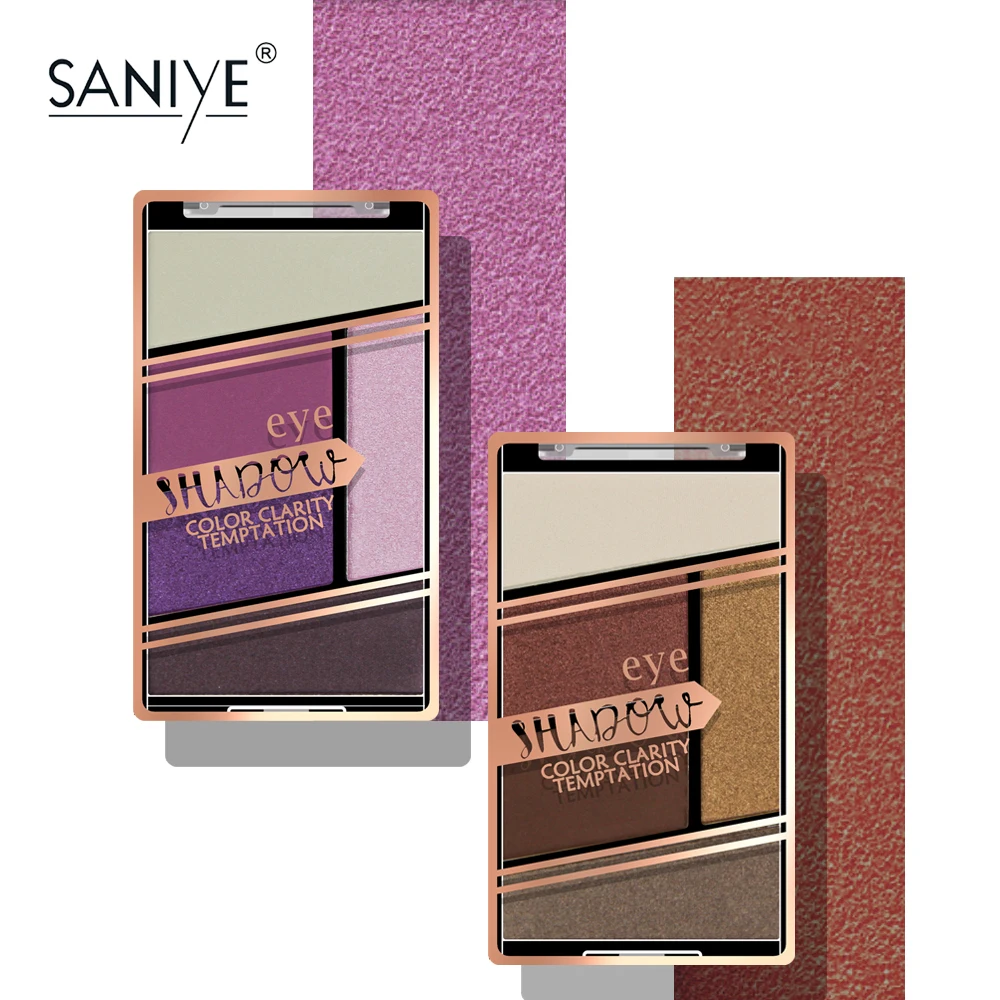 SANIYE мерцающие матовые тени для век Палитра Макияж Красота Тени sombras de ojos