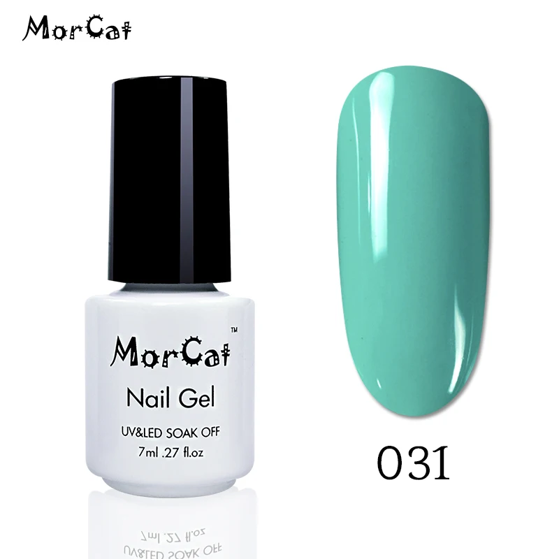 031 MorCat Гель-лак для ногтей темно-синий УФ-Гель-лак Bling UV Гель-лак Французский Гель-лак для ногтей УФ-гель Vernis полуперманентный гель для ногтей - Цвет: 031