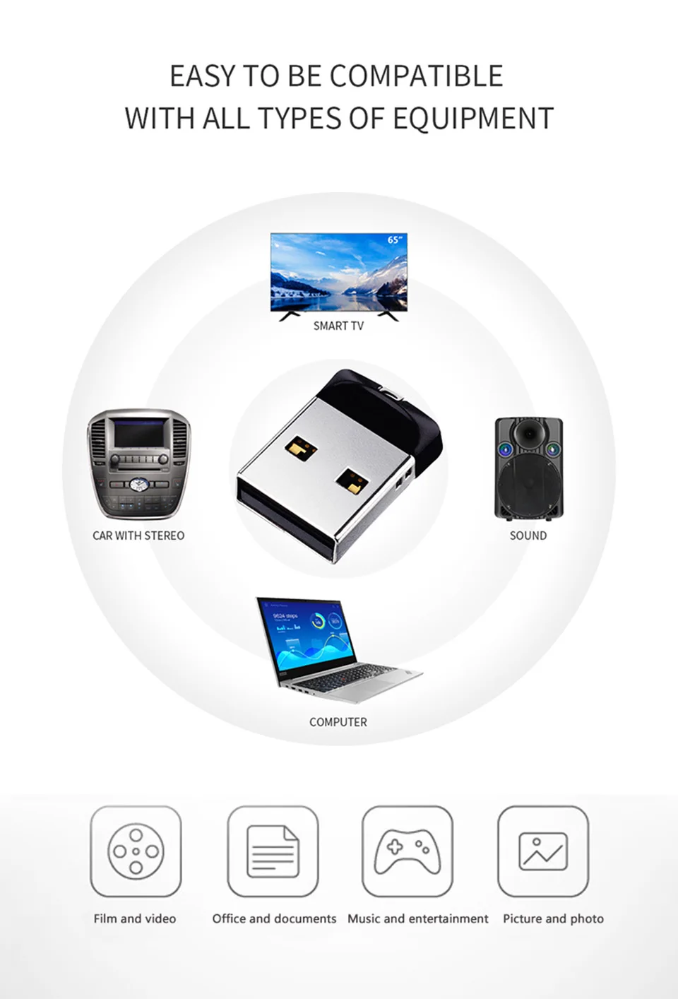 SanDisk USB 2,0 SDCZ33 мини-флеш-накопители 64 ГБ 32 ГБ 16 ГБ 8 ГБ USB флеш-накопитель U диск USB флешка для ПК