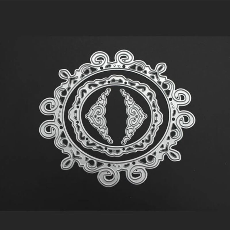 YINISE карточные штампы с кружевным покрытием металлические режущие для трафареты