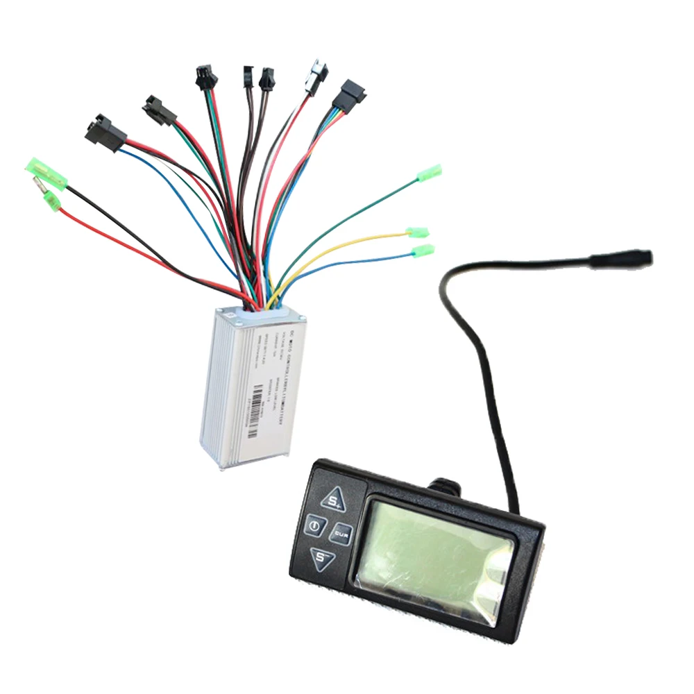 LCD 36V WITHOUT WIRE 36 в 500 Вт Электрический велосипед синусоидальный контроллер lcd светодиодный SW900 дисплей водонепроницаемый кабель для электровелосипеда комплект мощных деталей - Цвет: LCD 36V WITHOUT WIRE