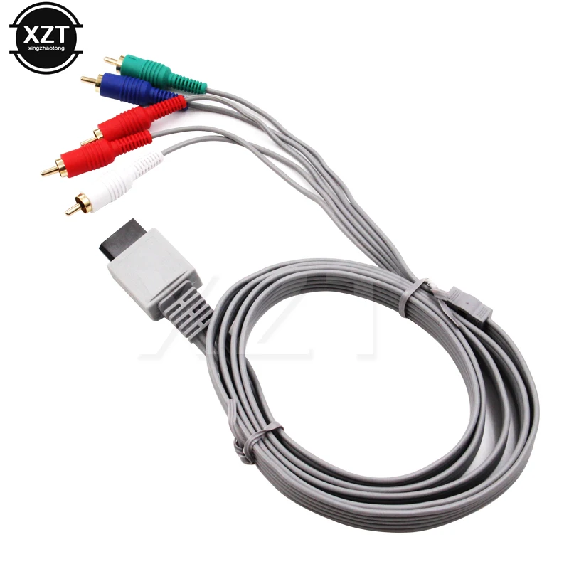 Внешний компонент 1080 P HDTV AV аудио адаптер 1 8 м кабель шнур провод 5 RCA для Nintendo Wii Wi i U