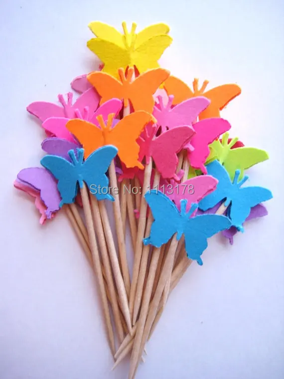 Недорогие вечерние туфли с бабочками пикапы для кексов зубов еды свадебные