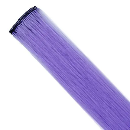 Grape purple Цветная заколка для волос, длинные заколки для волос, прямая женская лента для волос, синтетическая для женщин и девушек, аксессуары для волос - Цвет: Grape purple