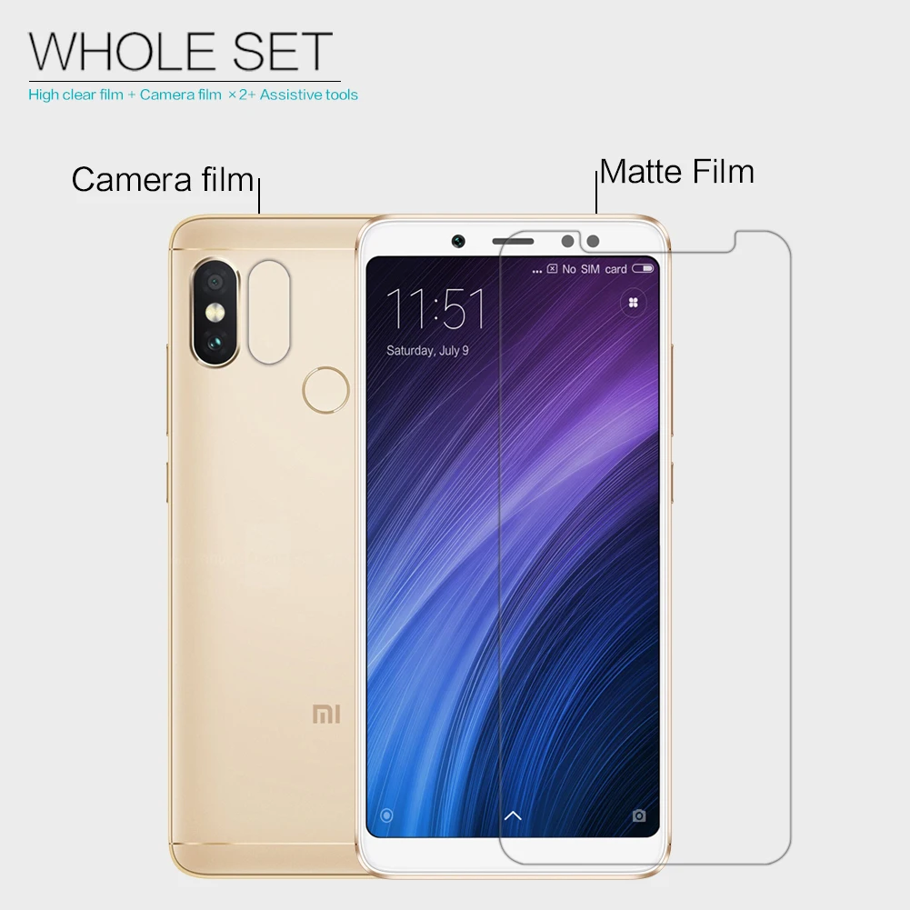 Nillkin для Xiaomi redmi note 5 pro Антибликовая Защитная пленка экрана матовая защитная