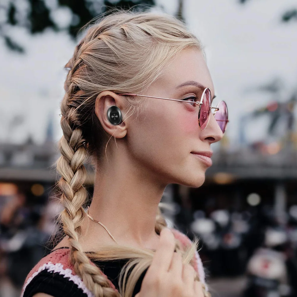 Мини-наушники, Bluetooth, беспроводные, свободные руки, невидимые, стерео, вкладыши в ухо, магнитное, USB зарядное устройство, наушники, беспроводные наушники