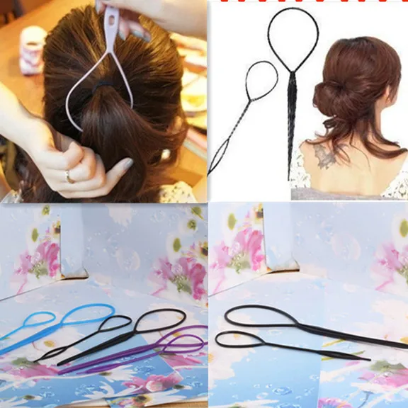 2 шт. упак. пластиковая заколка для волос инструменты укладки милая Волшебная