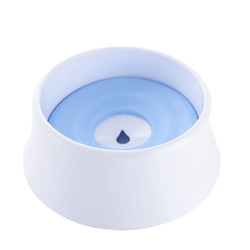 

New hot dog drinking water bowl Non-wet mouth cat dog splash-proof large capacity dog bowl Anti-mite water buoyancy bowl