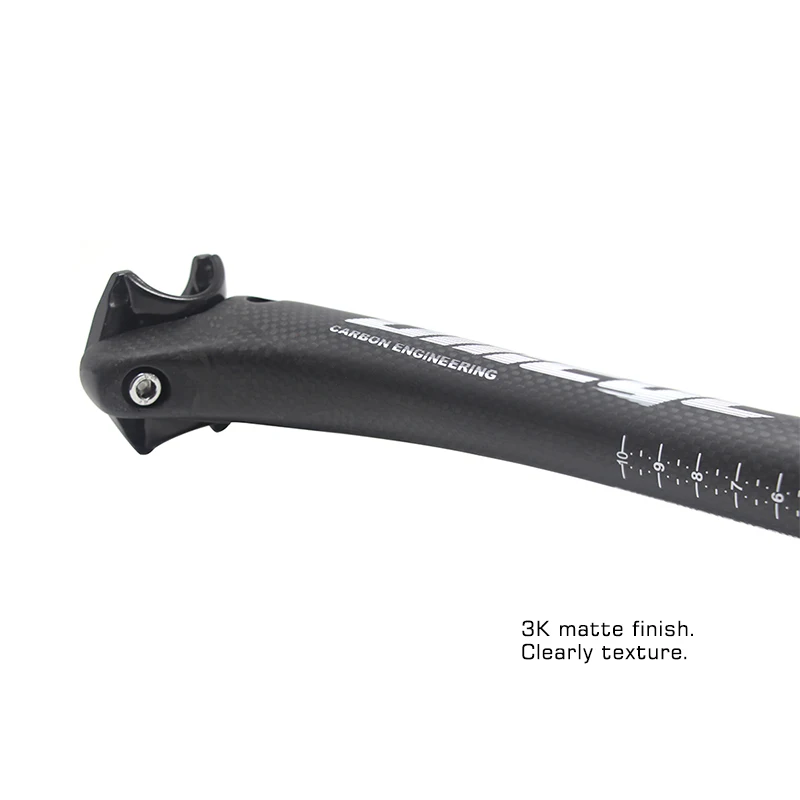Ullicyc Mountain Bike Seatpost Carbon Fiber Road Bicycle Mtb Seat Post Cycling Offset 27.2 30.8 31.6 3K Matte | Спорт и развлечения