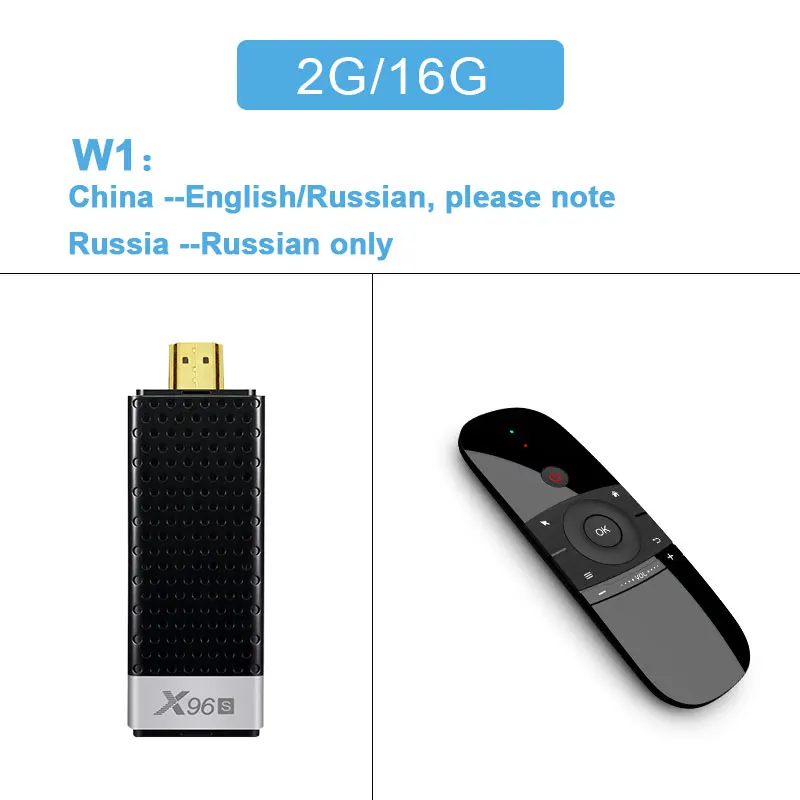 2G16G add W1 X96S Android 8,1 ТВ-приставка Amlogic S905Y2 DDR4 4 ГБ 32 ГБ Smart 4K tv Stick 5G WiFi Bluetooth 4,2 tv Dongle медиаплеер PK MI Box - Цвет: 2G16G add W1