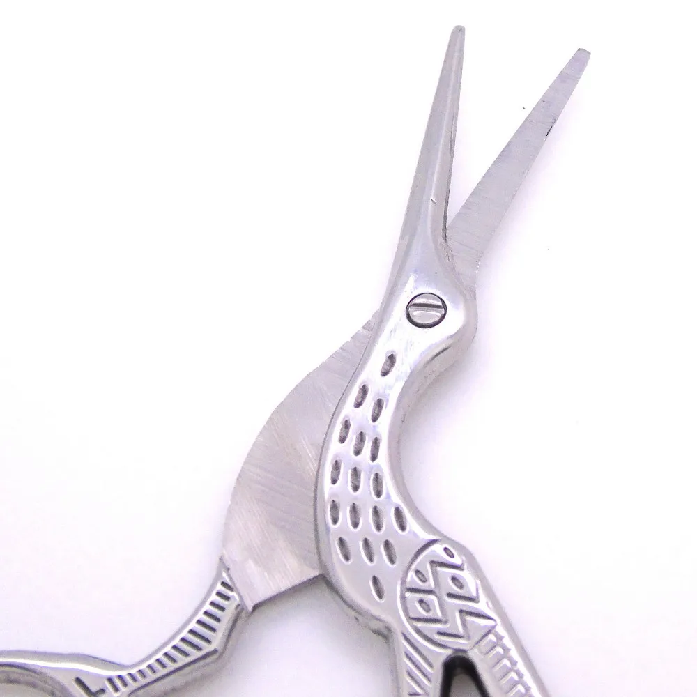 Винтажные ножницы для шитья из углеродистой стали Stork Bird Style вручную|carbon steel