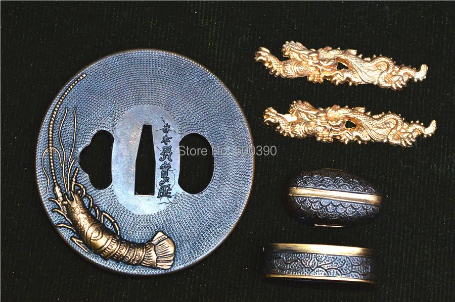 Фитинг латунный защитный Tsuba для японского катаны меч аксессуар набор с
