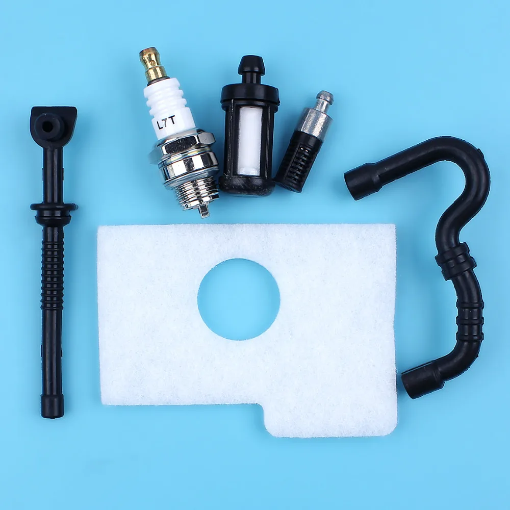 Service Kit Air Fuel Oil Filter Line Hose Spark Plug For STIHL 017 018 MS170 MS180 MS 170 180 Chainsaw Replacement Spare Parts