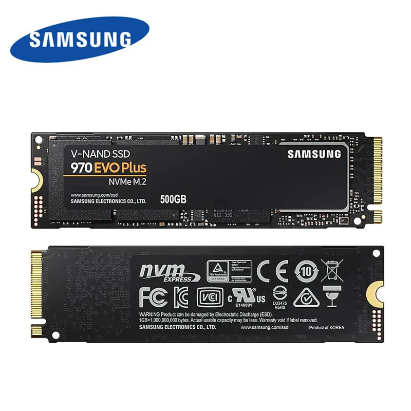 Samsung SSD 970 EVO Plus SSD M2 250G 500G 1 ТБ NVMe M.2 2280 NVMe внутренний SSD твердотельный жесткий диск hdd SSD PCIe для компьютера