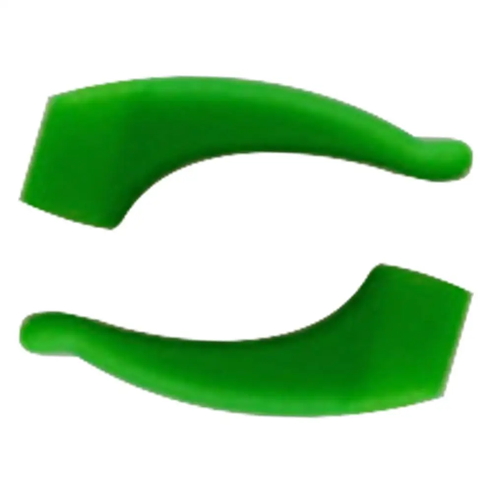 Green HitTime модные новые силиконовые очки держатель для очков ушные крючки замки Нескользящие помощь среднего размера очки аксессуары - Цвет: Green