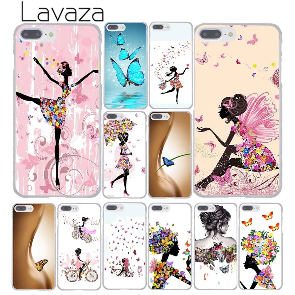 Твердый чехол для телефона с бабочками iPhone XR XS X 11 Pro Max 10 7 8 6 6S 5 SE 4 7|phone cases|case acase plus |