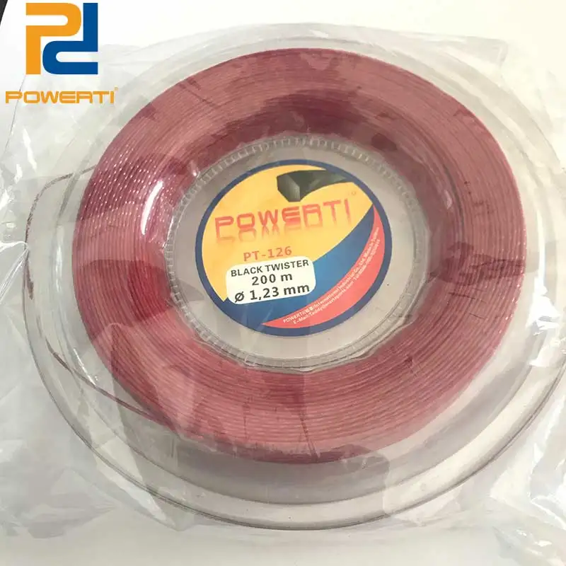 Шестигранная Теннисная ракетка из полиэстера POWERTI Twister Twist 1 23 мм 200 м катушка