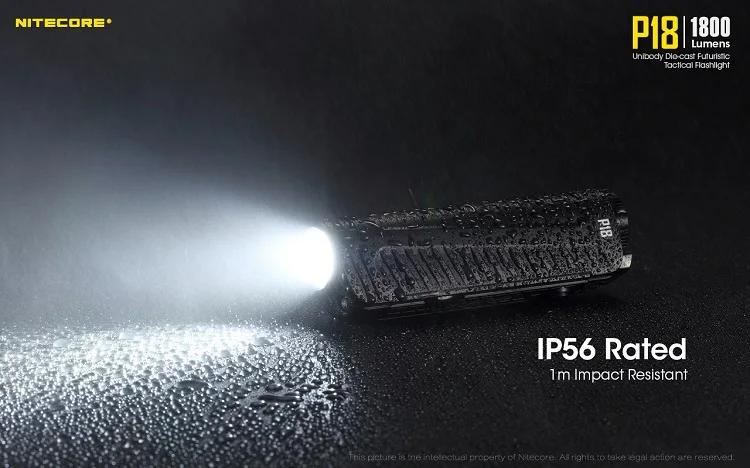 NITECORE P18 1800 люменов красный белый светильник CREE XHP35 HD светодиодный силовой прибор для поиска наружного кемпинга светильник s