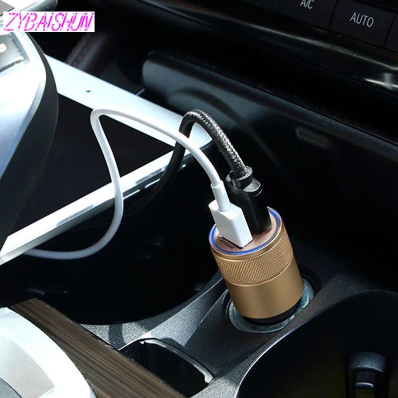 Двойное USB Автомобильное зарядное устройство s для Honda CRV Accord Odeysey Crosstour FIT Jazz City Civic