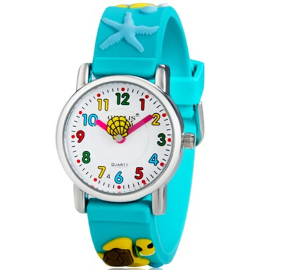 Детские часы для маленьких мальчиков 3D Браслет подводного мира синий|watch world|watch