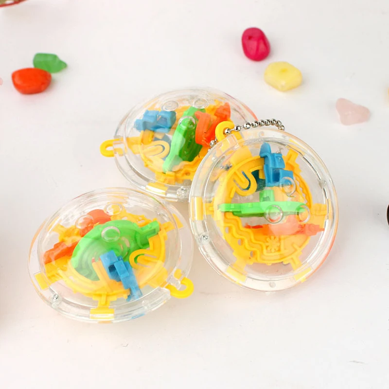 3D Мини шар 36 уровней баланс барьер волшебный Интеллектуальный лабиринт