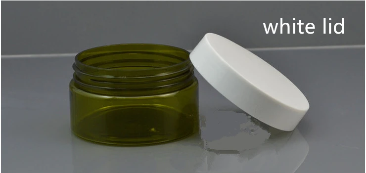 Бесплатная доставка 100 г/мл зеленые пластиковые пустые флаконы для упаковки