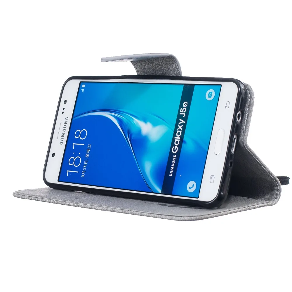 FULAIKATE для Samsung Galaxy j510 перо флип чехол тисненая задняя крышка J5 2016 защитный Bf карты