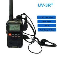 bofeng mini walkie talkie uv 3r plus dual band lcd portable cb radio uv 3r ham radio handheld fm transceiver 3r two way radio