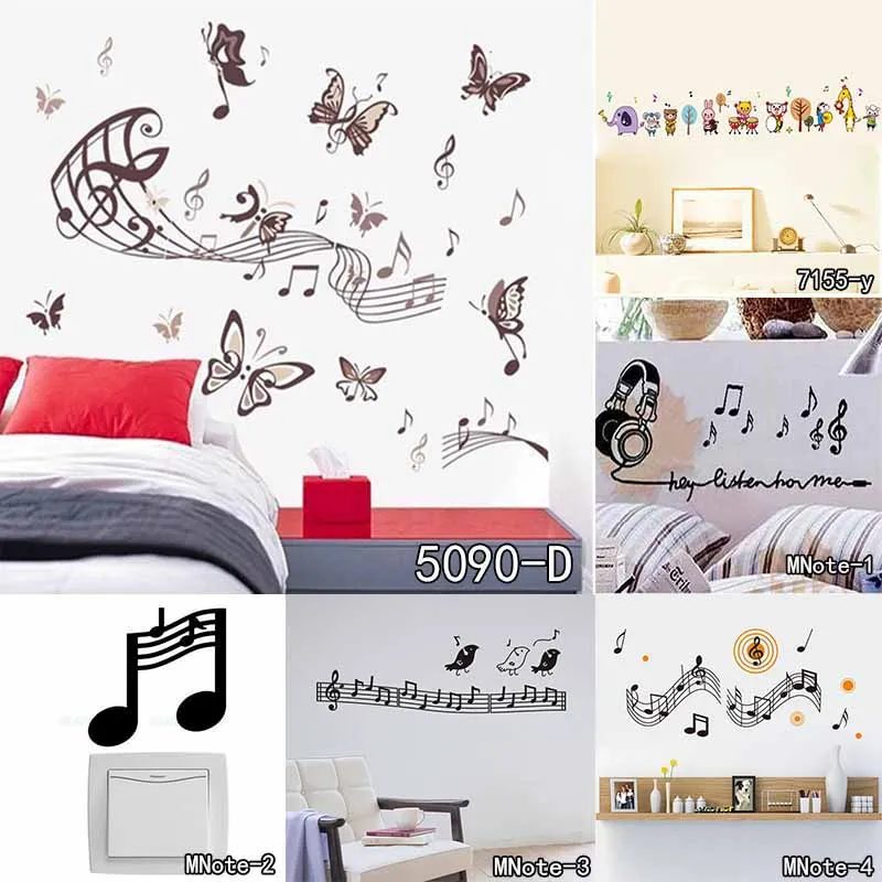 Наклейки на стену в виде животных для детской комнаты|sticker for kids room|wall stickers kidsanimal