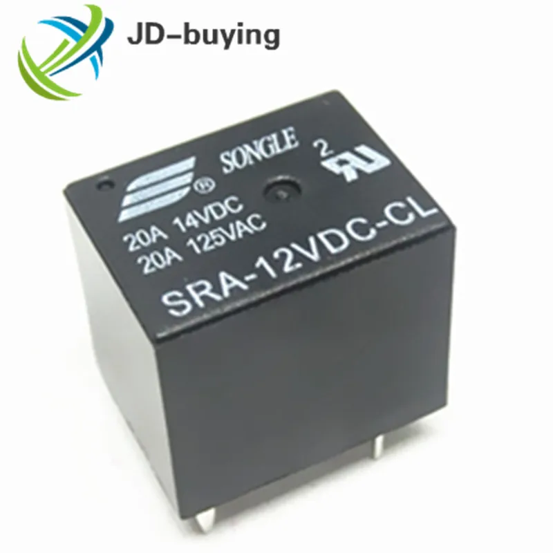 100 шт./лот SRA 12VDC CL 12V 20A 5PIN T74 12VDC|Реле| |