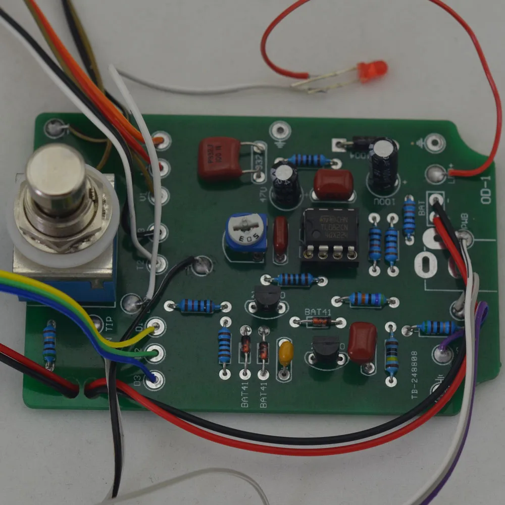 Набор педалей для гитары Overdrive DIY с коробкой 1590B и педалью ICTL082CP OD1 R9 | Спорт