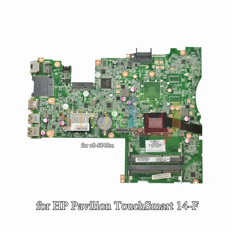 NOKOTION для hp touchsmart 14 F материнская плата ноутбука 727202 501 A8 5545M CPU DDR3|motherboard for hp|cpu
