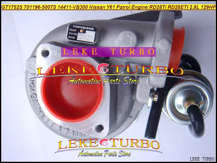 Комплект для ремонта турбо GT1752S 701196-5007S 701196 14411-VB300 14411VB300 NISSAN Y61 патруль 1997- RD28Ti RD28ETI