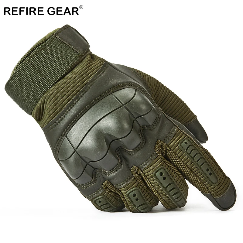 Перчатки ReFire Gear мужские тактические Военные боевые Митенки на все пальцы в стиле