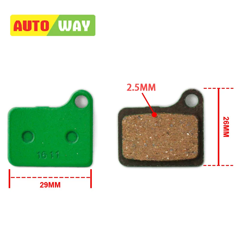 

2 Pairs/Lot Bicycle Ceramic Disc Brake Pads For SHIMANO Deore M555/C900/C901/Nexave Mountain Bike Cycling brake pad