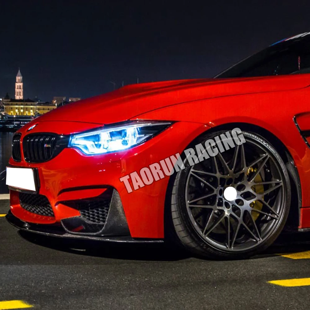 Передний бампер из углеродного волокна с разветвителем для BMW F80 M3 F82 F83 M4 2014 - 2019 |